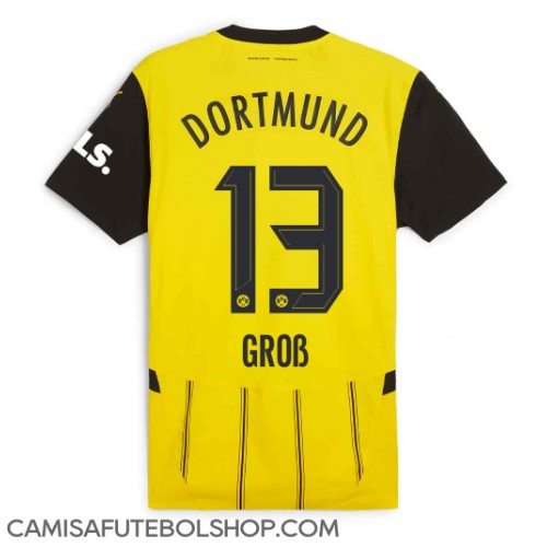 Camisa de time de futebol Borussia Dortmund Pascal Gross #13 Replicas 1º Equipamento 2024-25 Manga Curta